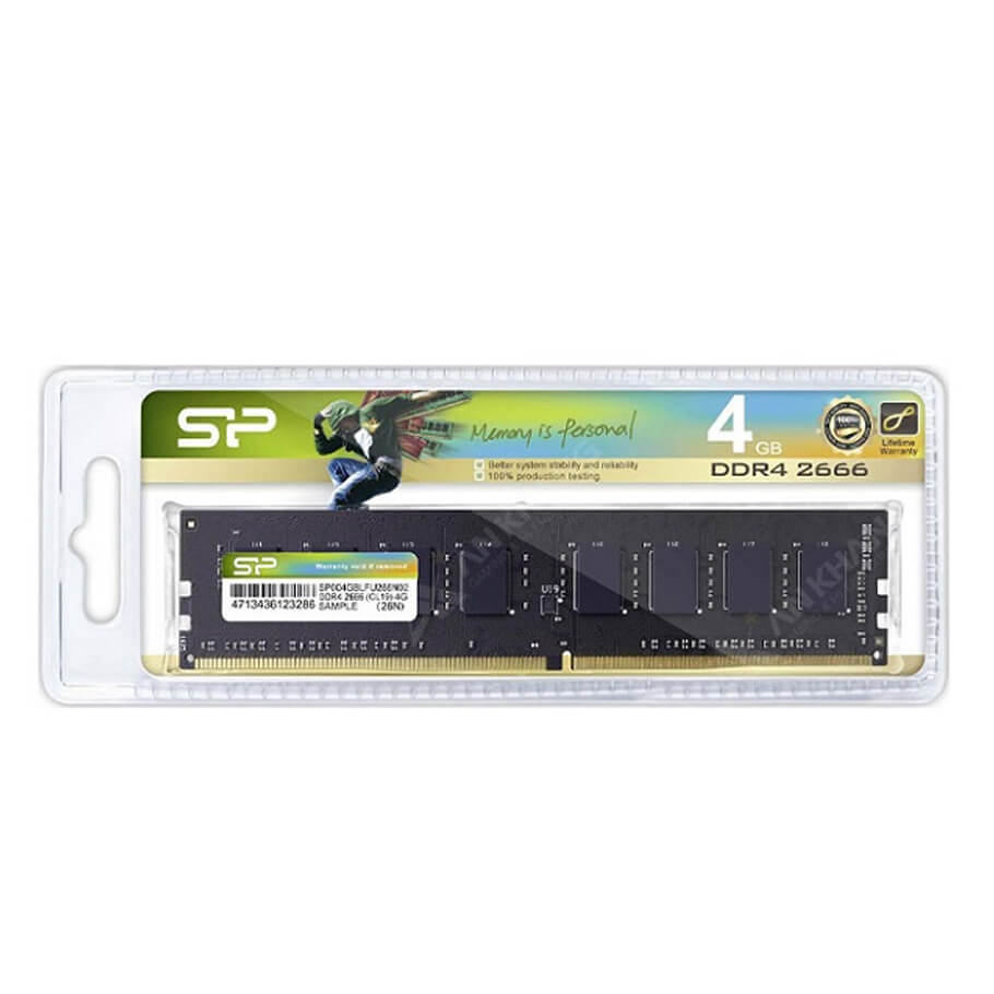 RAM PC Silicon Power DDR4-2666 CL19 UDIMM 4GB